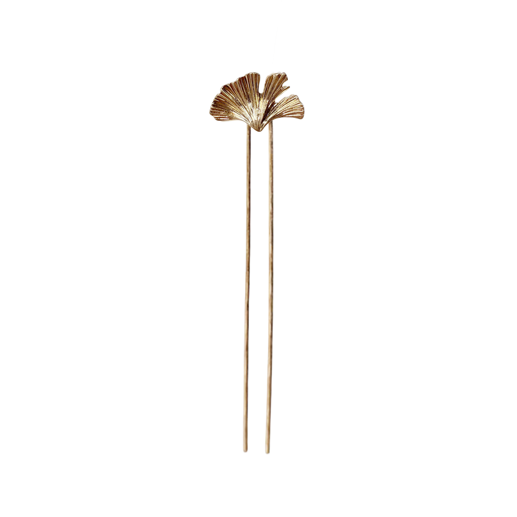 Maple Leaf Binyeo with Gold