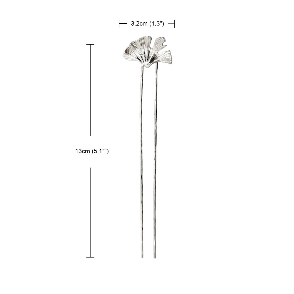 Ginkgo Leaf (Silver)