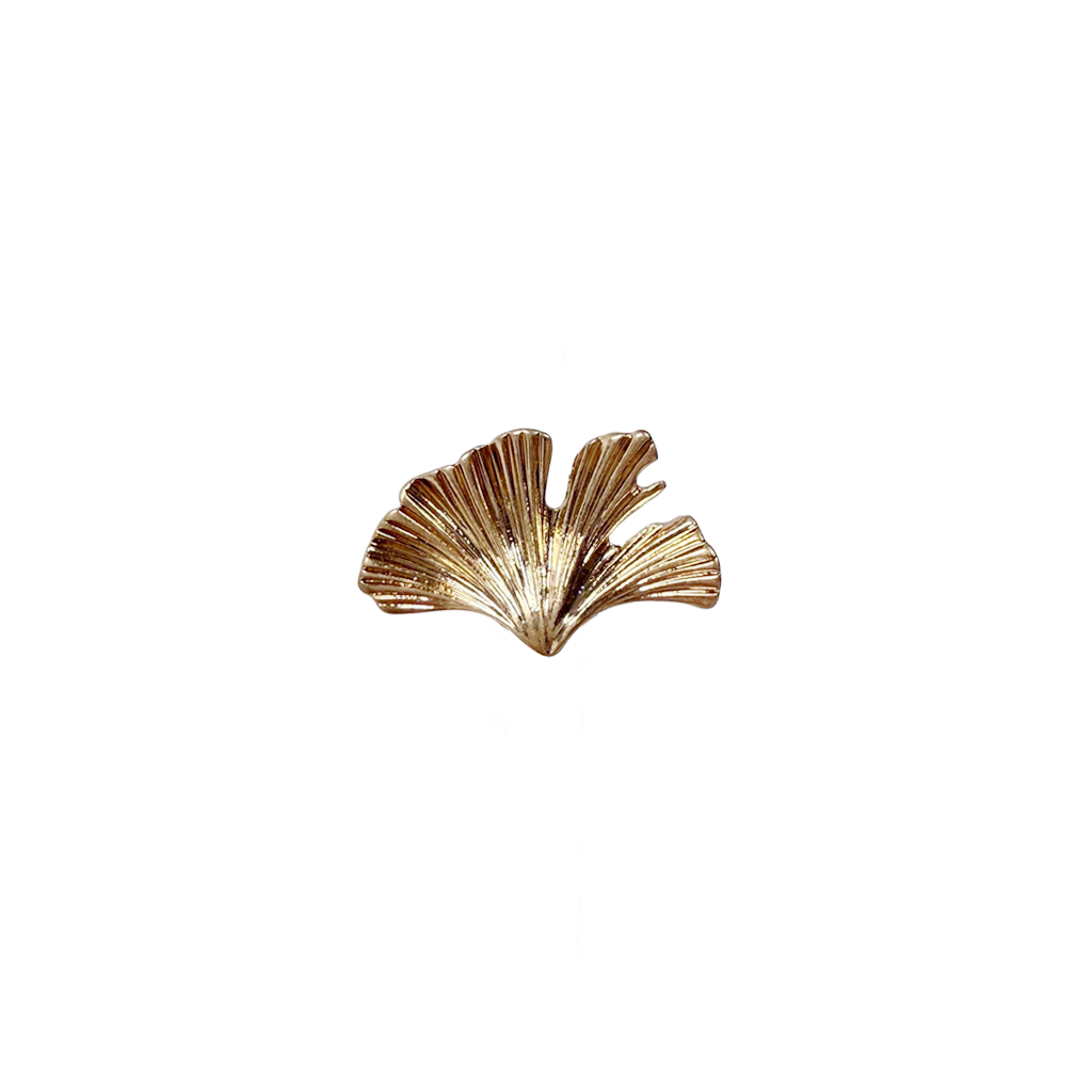 Maple Leaf Binyeo with Gold